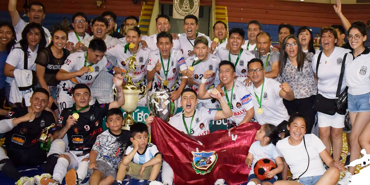 Club Fantasmas Morales Moralitos buscará revalidar el título nacional de fútbol sala. Foto: CLUB BLITZ