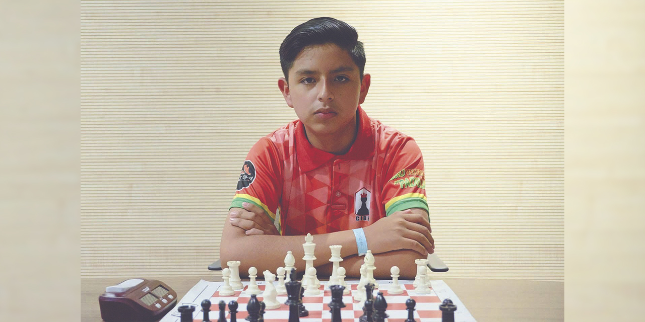 El ajedrecista cochabambino sacó cara por Bolivia en el torneo de Brasil.
