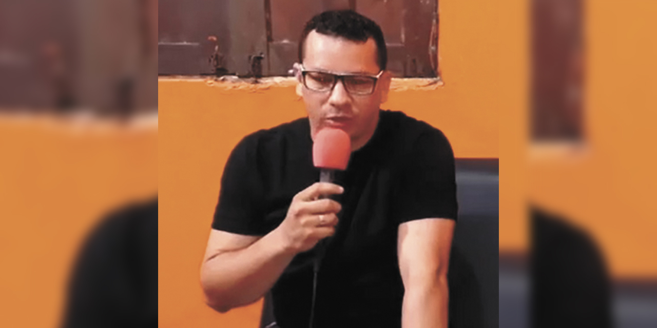 Róger Franco, presidente del club Vaca Díez. | Foto: Captura