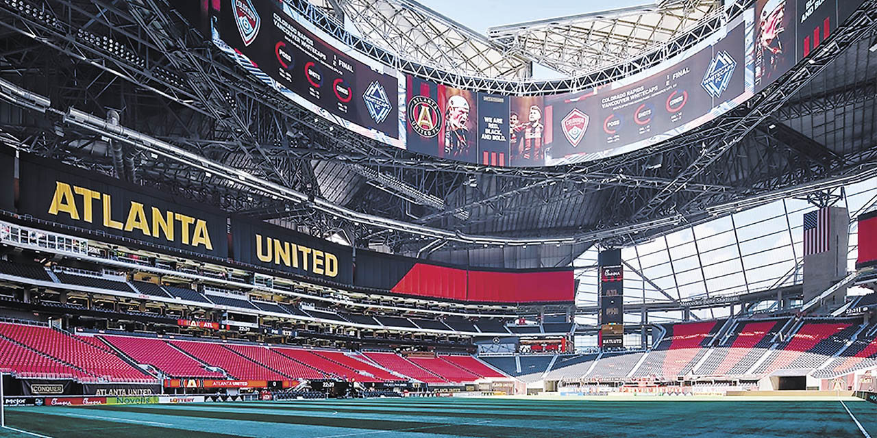 La Copa América 2024 se inaugurará en el Mercedes-Benz Stadium, en Atlanta, Georgia. | Foto: IBM