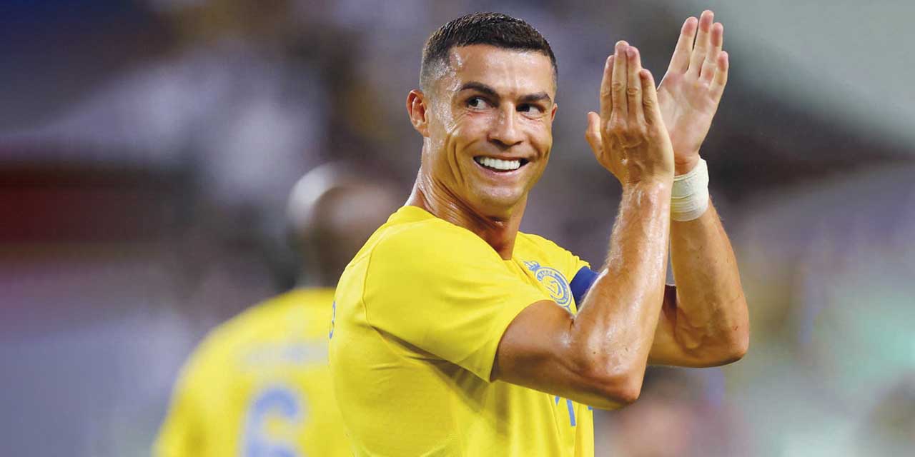 Cristiano Ronaldo disfruta del buen momento y de sus goles. 