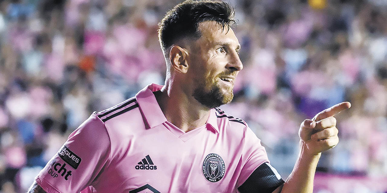 El futbolista argentino Lionel Messi no marcó en 2023 ni un gol de tiro penal.