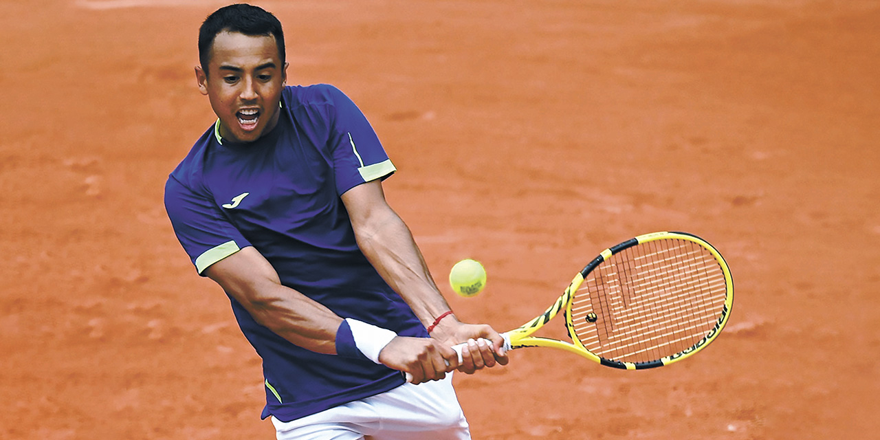 Hugo Dellien en una anterior actuación en el Roland Garros. | Foto: Archivo