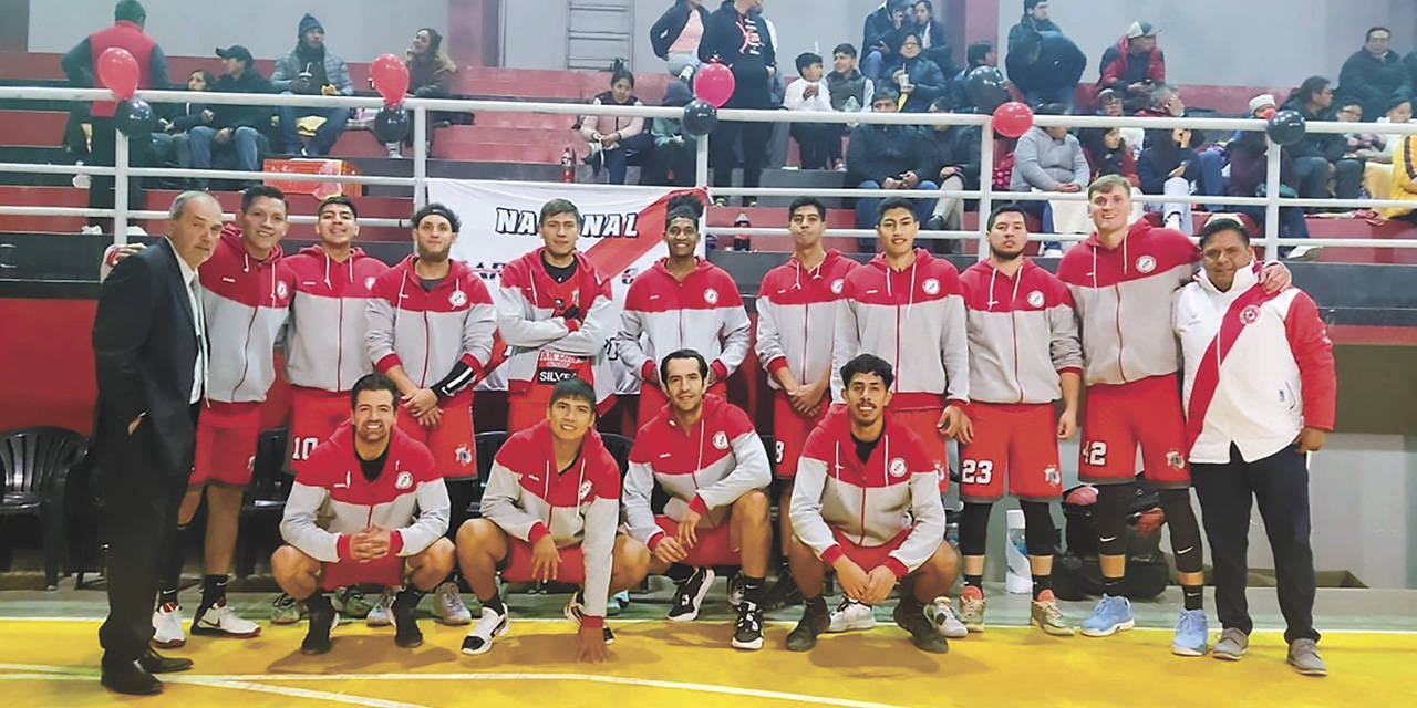 Equipo de Nacional Potosí, puntero de la Libobásquet | Foto: Nacional 