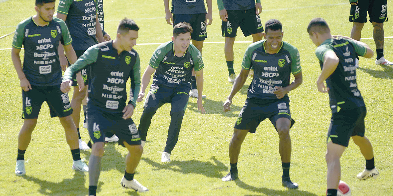 El equipo nacional se entrenará hoy en el estadio Municipal de El Alto.