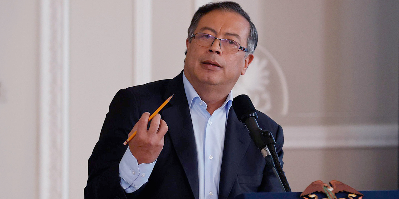 El presidente de Colombia, Gustavo Petro,