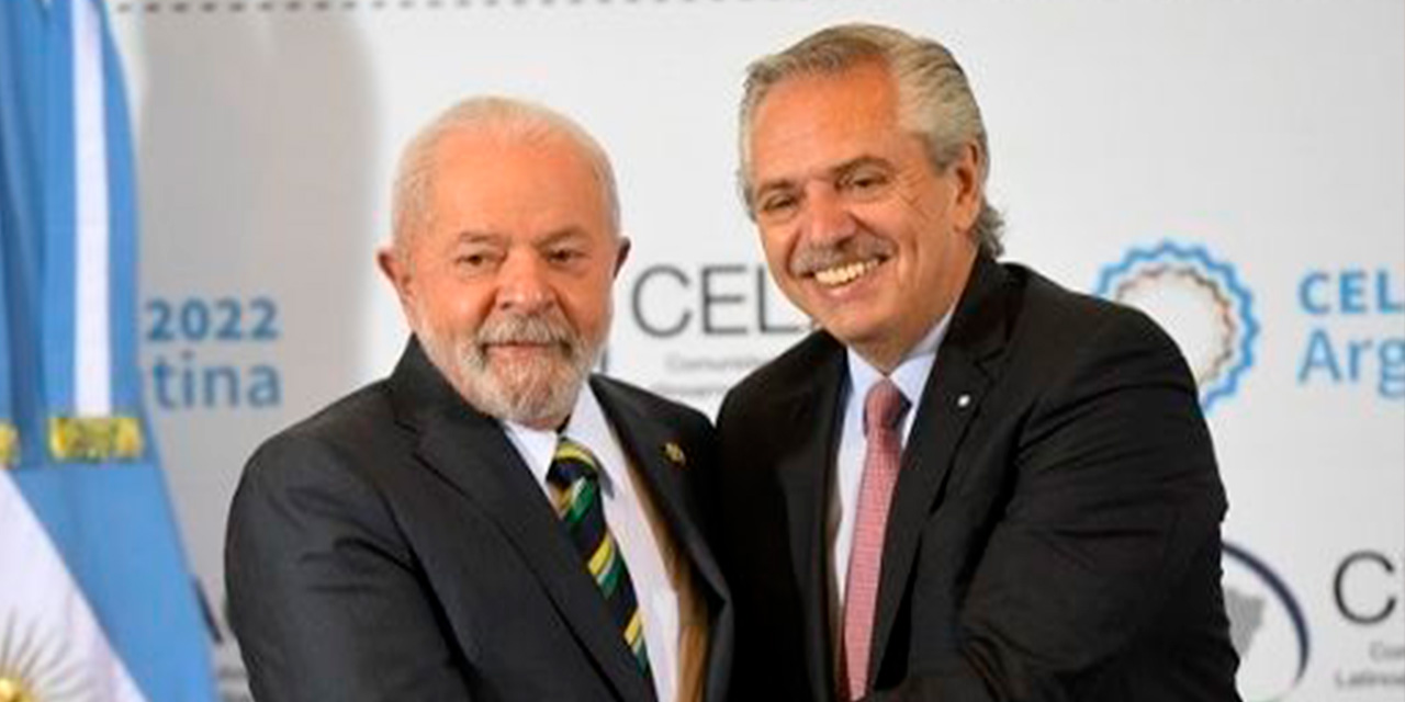 Lula da Silva y Fernández en 2022. (Foto: Telesur)