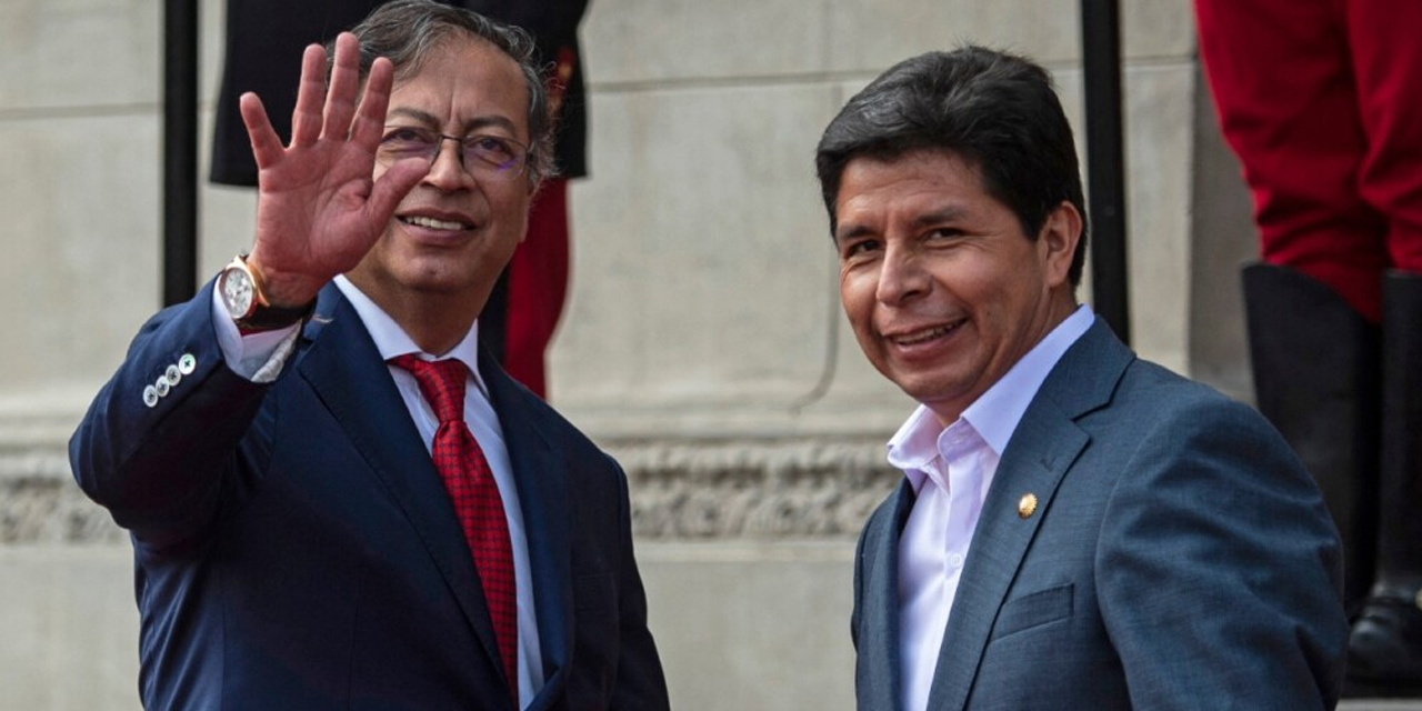 Gustavo Petro y Pedro Castillo.