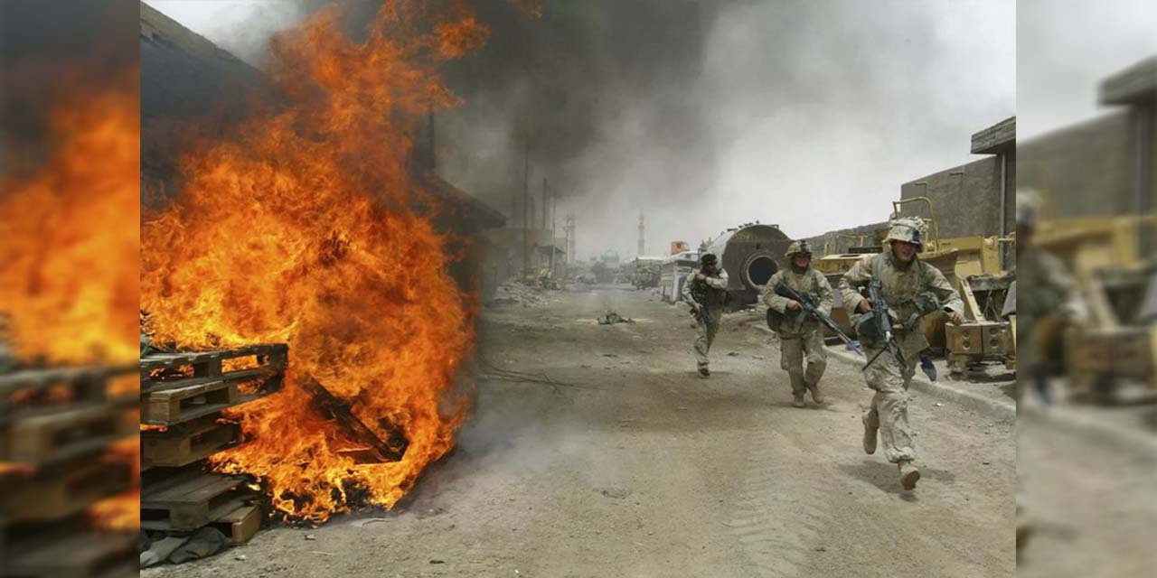 Militares estadounidenses en uno de sus ataques. | Foto: Sputnik