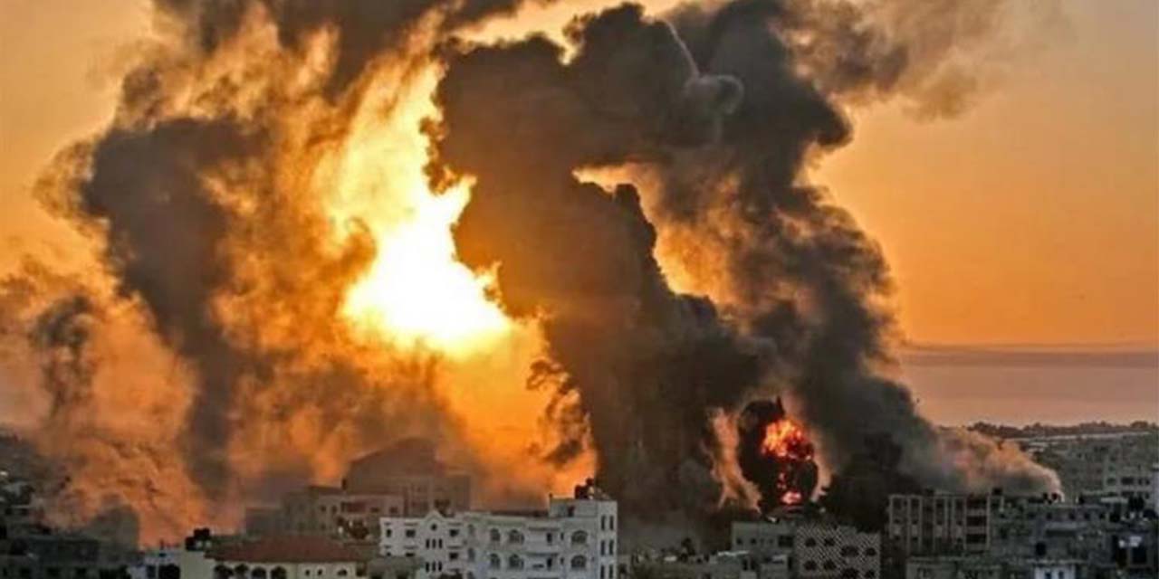Uno de los ataques de Israel en contra de los palestinos en la Franja de Gaza. | Foto: Prensa Latina