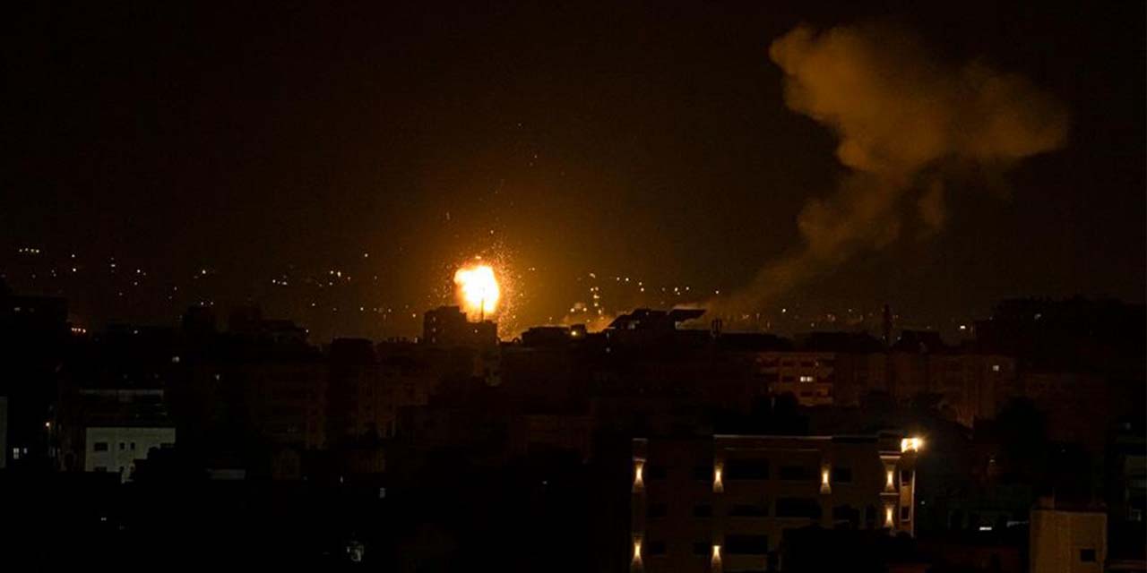 La Franja de Gaza amaneció ayer bajo el bombardeo de cerca de 40 aviones, helicópteros y drones. | Foto: RRSS