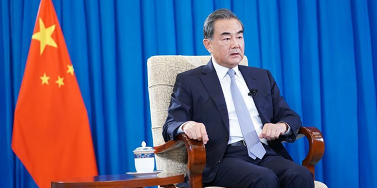 El alto diplomático chino Wang Yi. | Foto: Xinhua
