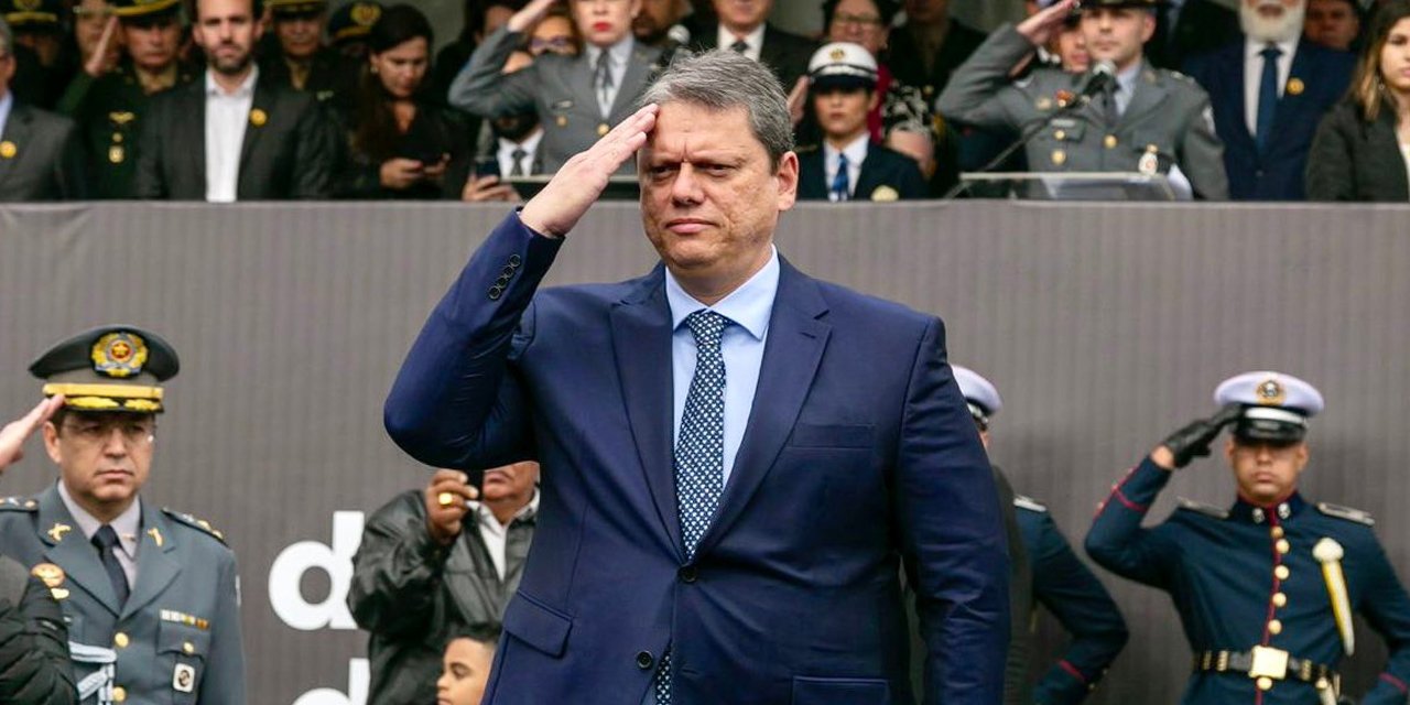 Tarcísio de Freitas, exministro de Jair Bolsonaro y actual gobernador del estado de São Paulo. | Foto: @tarcisiogdf