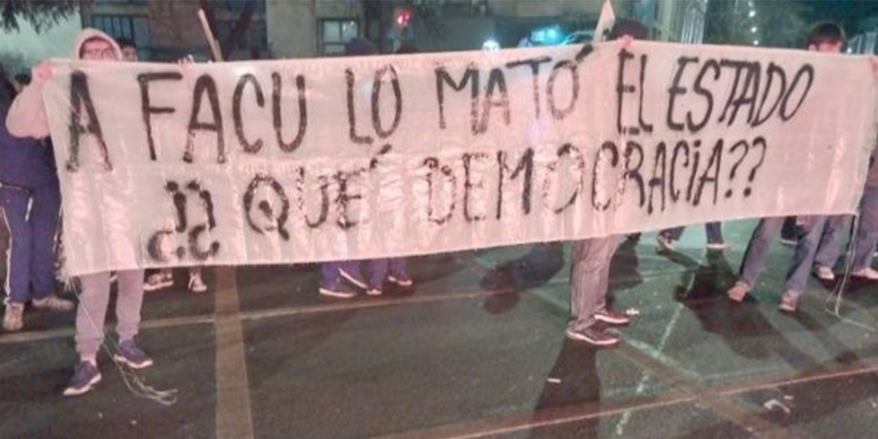 Convocan a marcha en Buenos Aires, Argentina, tras muerte de Facundo Molares