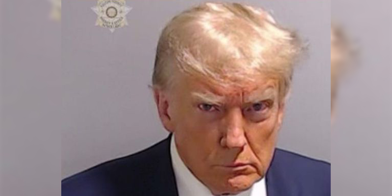La fotografía de Donald Trump en la cárcel del condado de Fulton, de la ciudad de Atlanta.