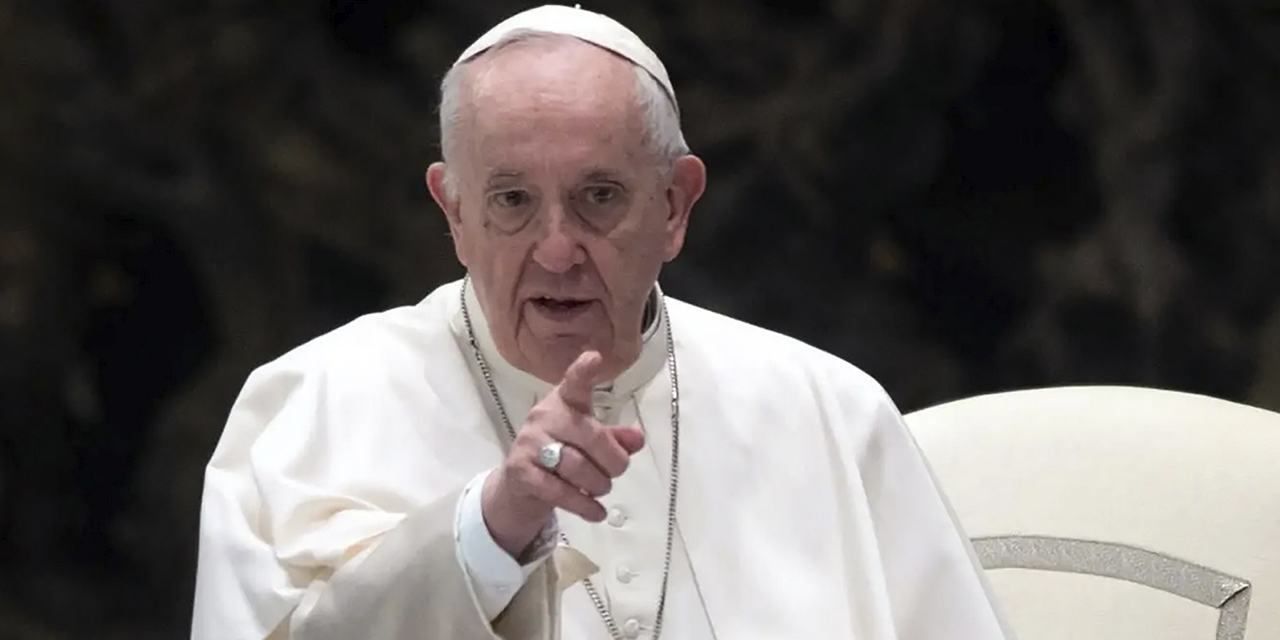 El papa Francisco durante una videoconferencia. | Foto: RT