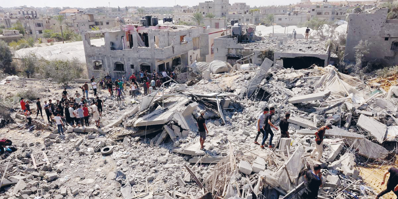 La arremetida israelí contra la Franja de Gaza sigue cobrando vidas. | Foto: Télam