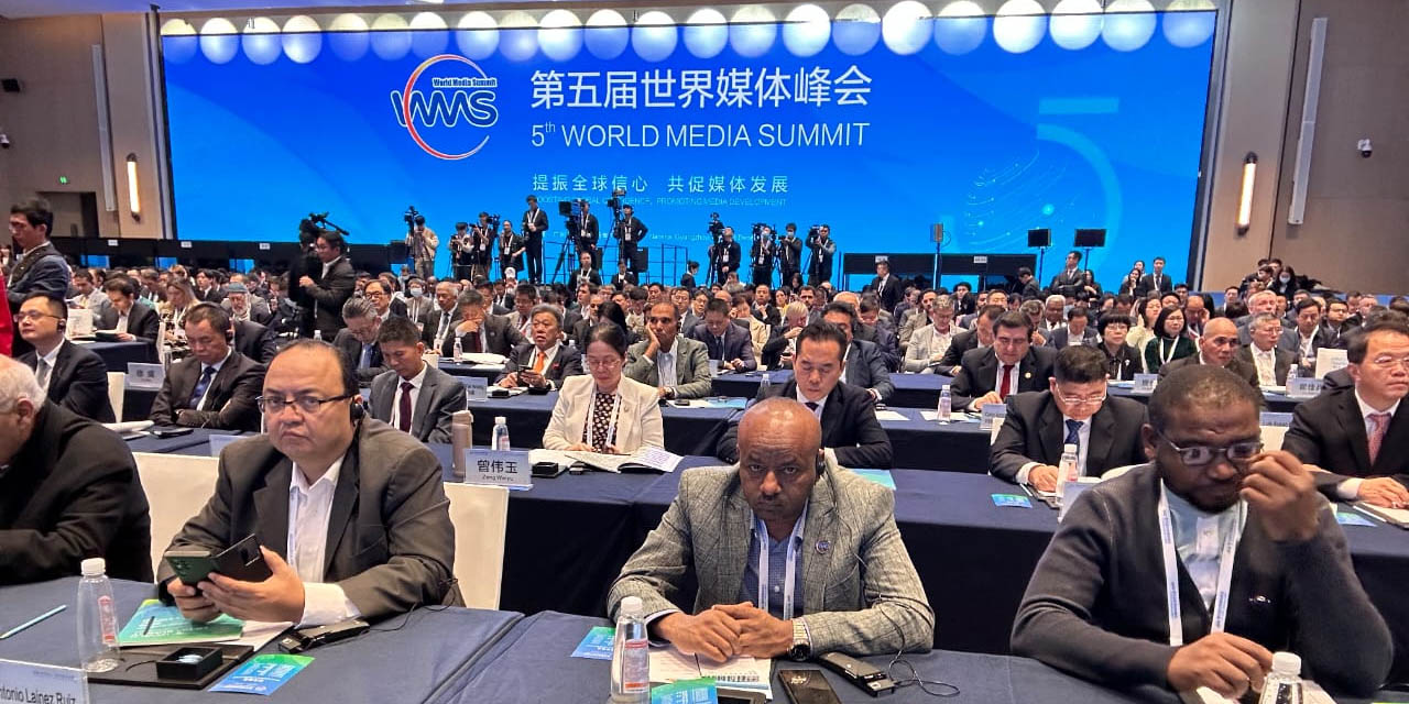 La Quinta Cumbre Mundial de Medios se desarrolla en la ciudad de Guangzhou, China. Foto: Fabiola Barriga.