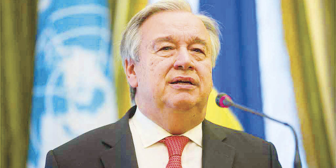 El secretario general de la ONU, António Guterres. | Foto: Prensa Latina