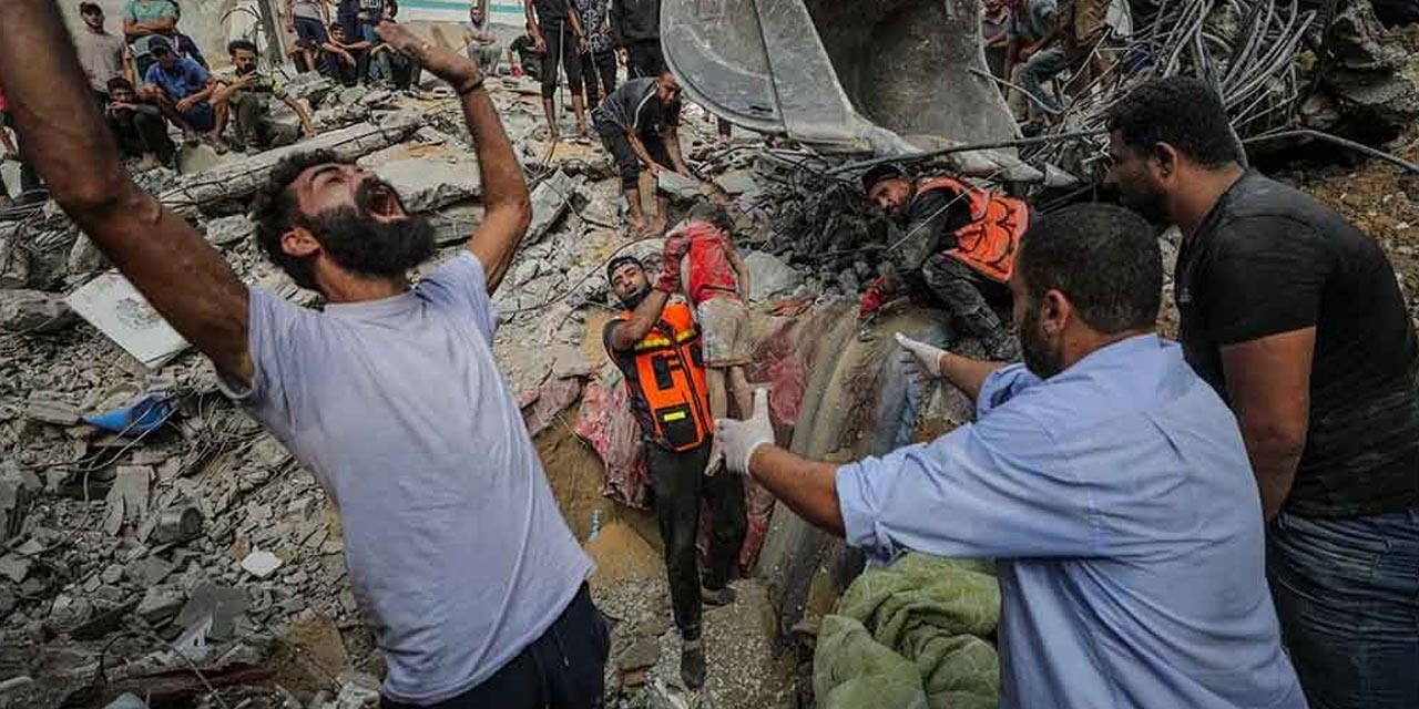 Una muestra de la crueldad de los ataques de Israel. | Foto: Prensa Latina