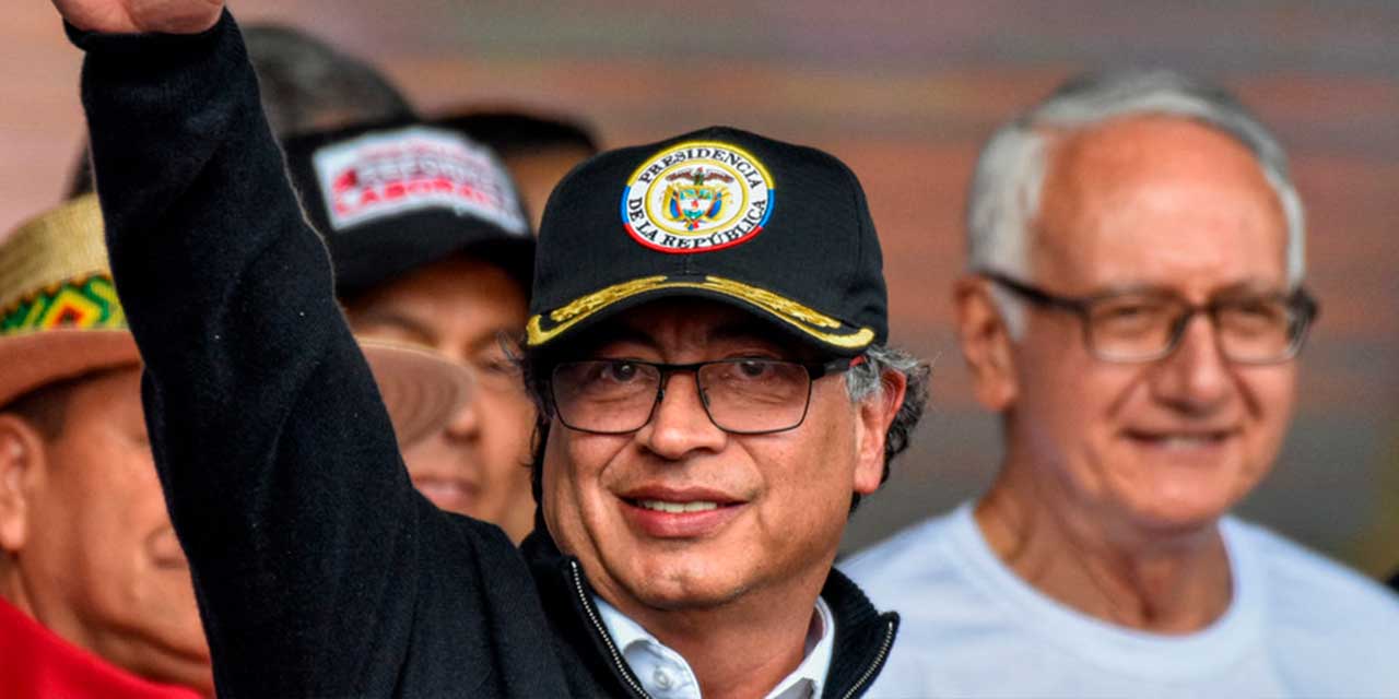 Gustavo Petro en Bogotá. Foto: RT