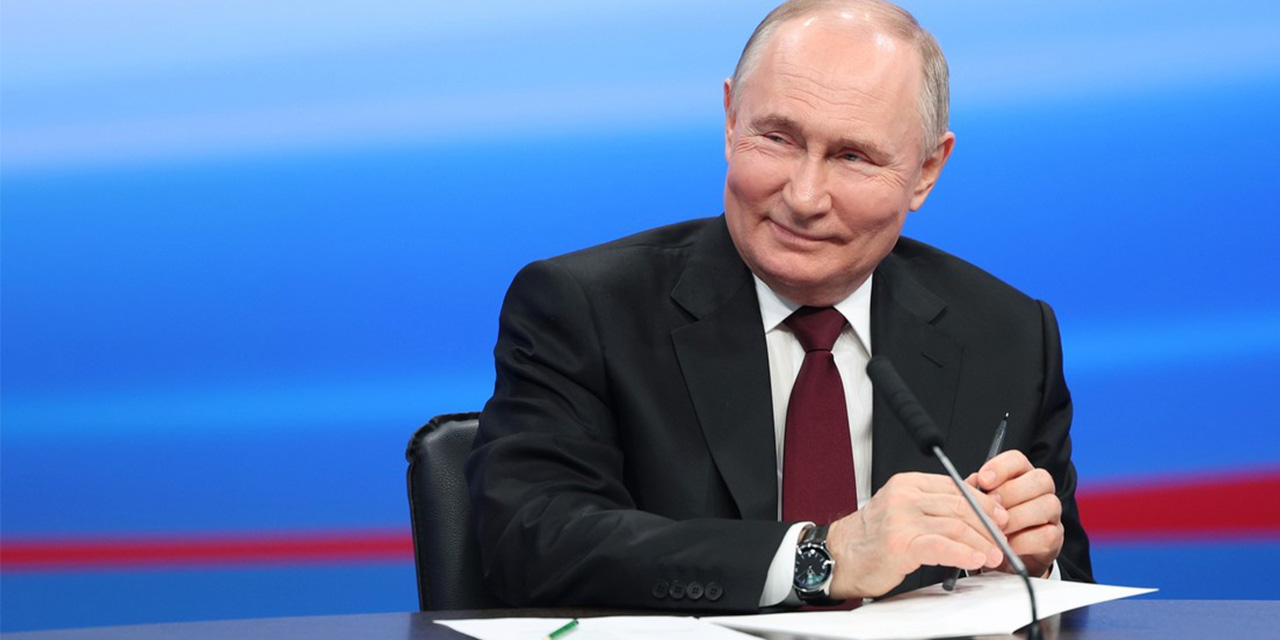La victoria de Putin se confirma tras el escrutinio del 100% de los votos
