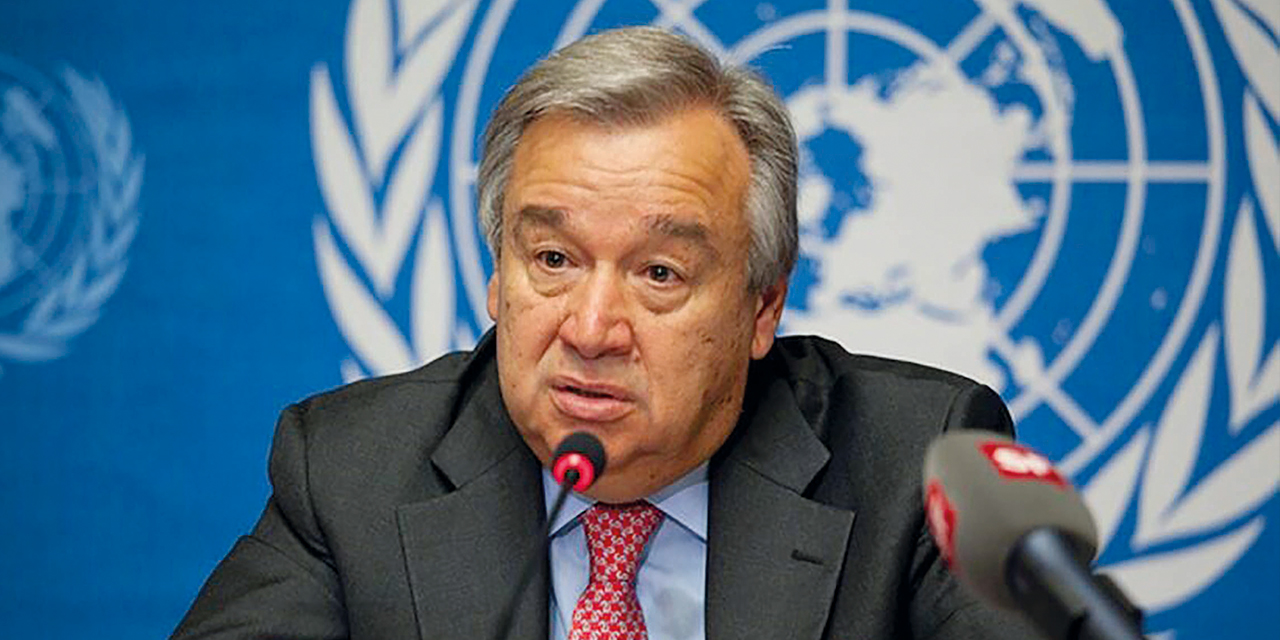 El secretario general de la ONU, António Guterres. Foto: RRSS