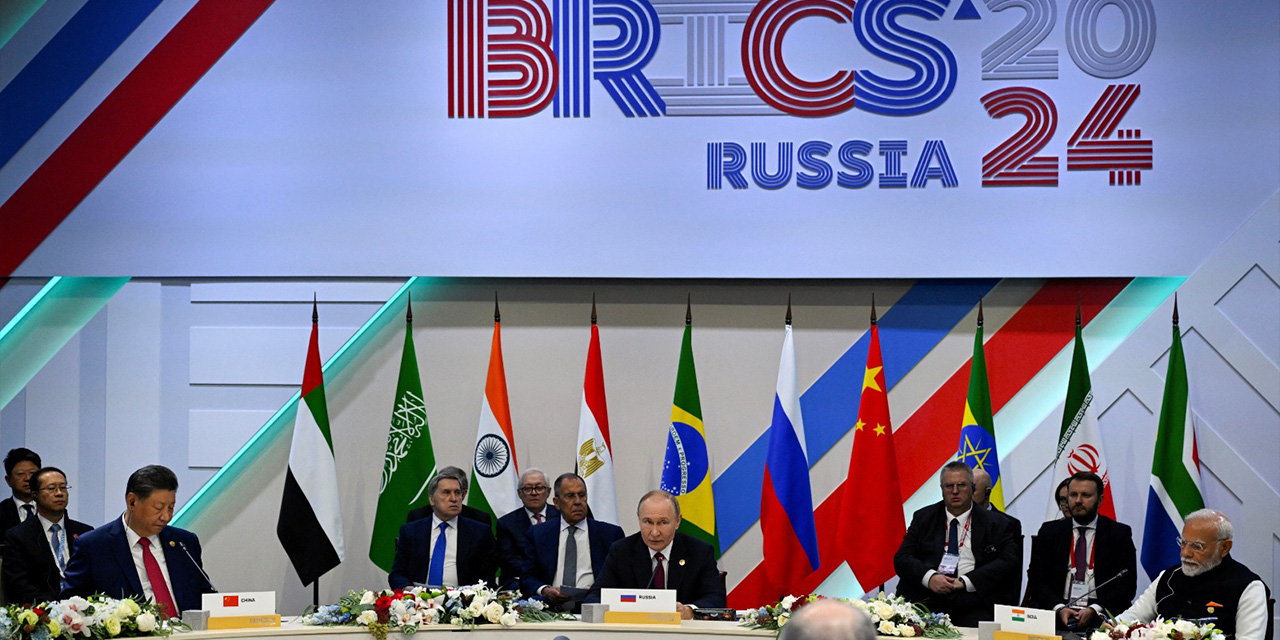 CUmbre de los BRICS en Rusia, en octubre de este año. Foto: RRSS