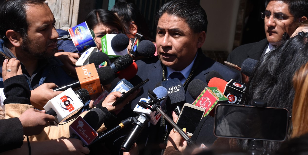 El ministro de Justicia, Iván Lima. Foto archivo