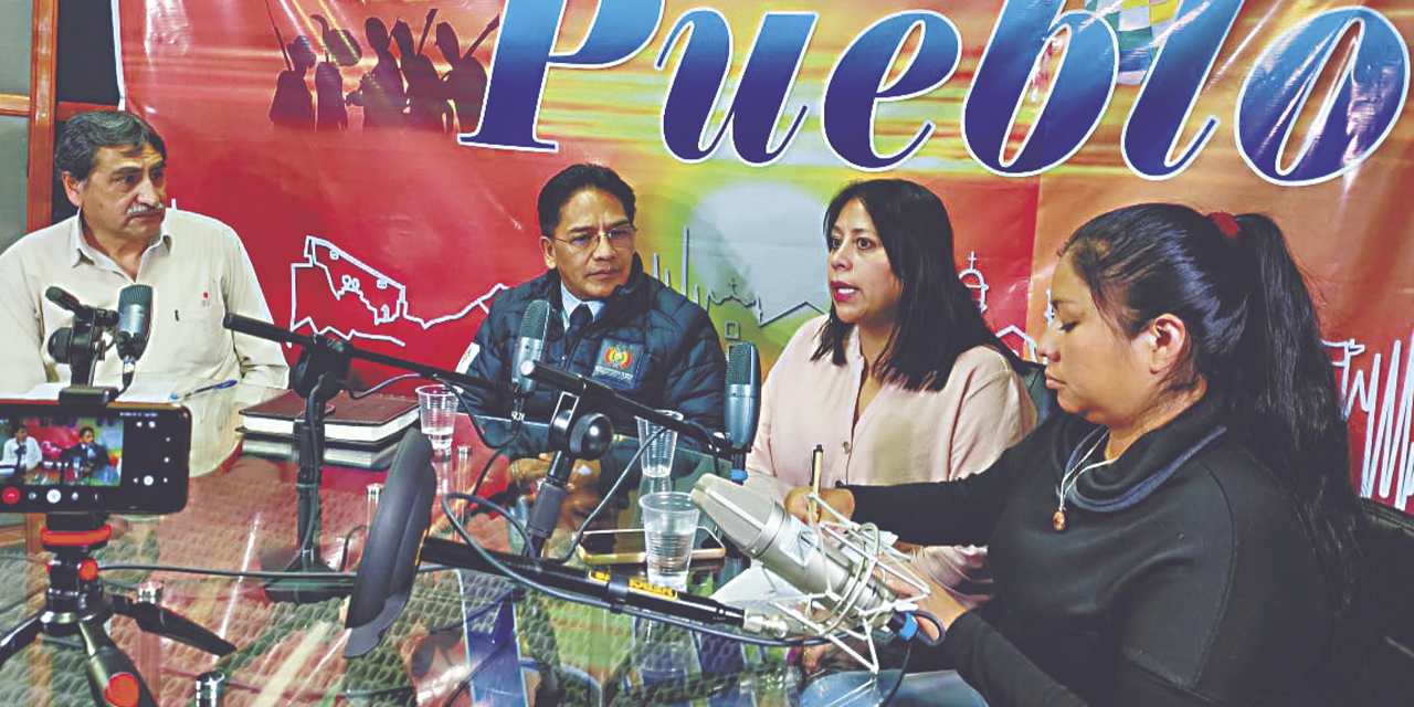 El viceministro Jorge Silva dio la noticia en el programa ‘Dialogando con el pueblo’. (Foto: Gonzalo Jallasi)