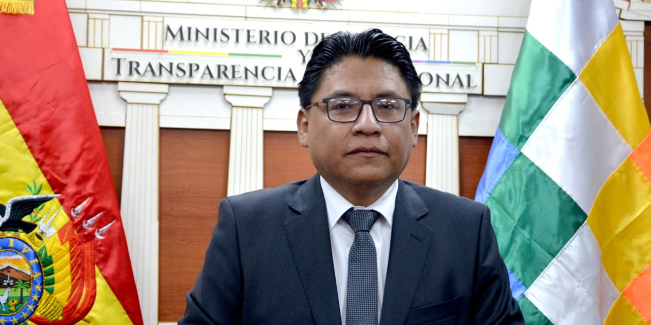 El ministro de Justicia, Iván Lima.