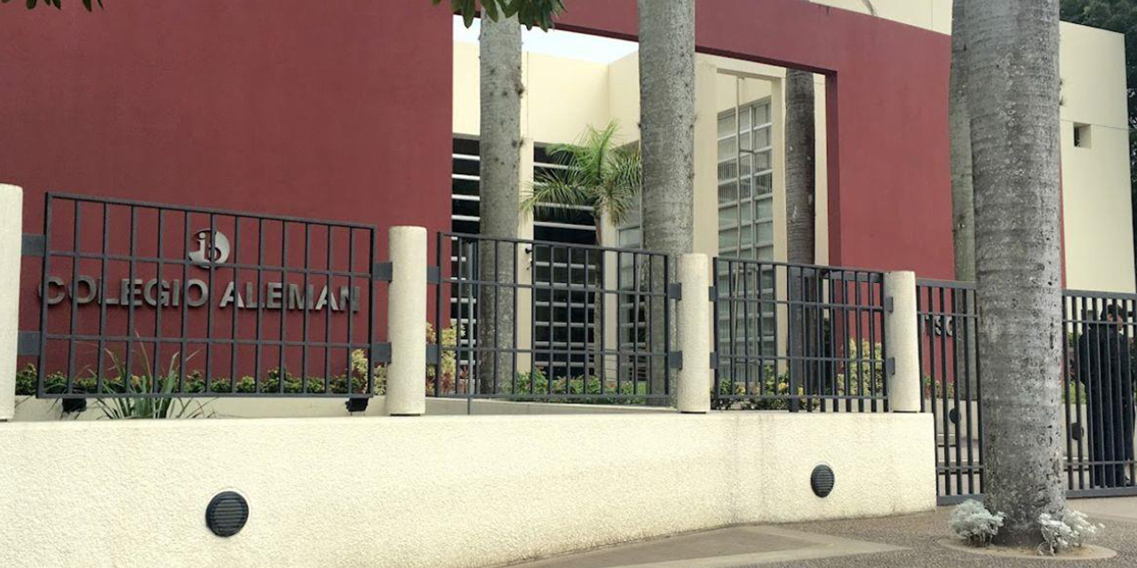 Frontis del Colegio Alemán en Santa Cruz. (Foto: RRSS)