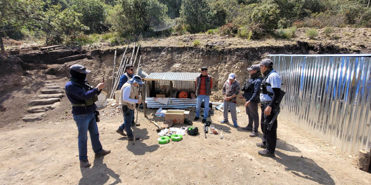 AJAM interviene actividades mineras ilegales en Ayopaya, Cochabamba