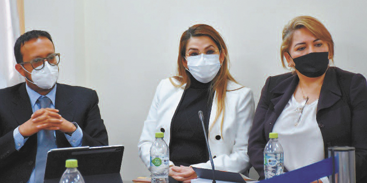 La expresidenta de facto Jeanine Añez. | Foto: Archivo