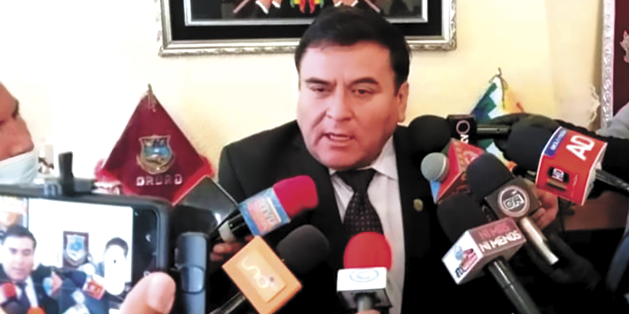 El fiscal departamental de Oruro, Aldo Morales. | Foto: RRSS