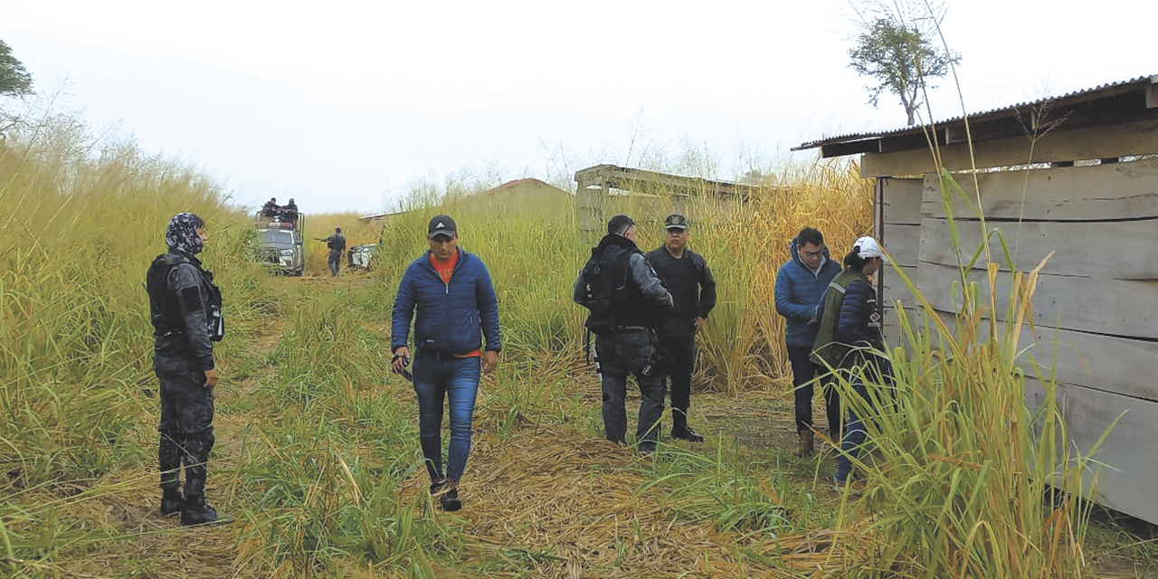 Tareas de búsqueda de Sebastián Marset en Beni. | Foto: Vicem. de Régimen interior
