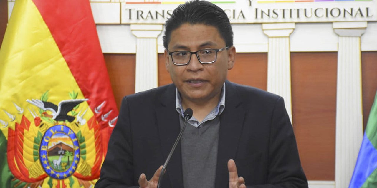 Ministro de Justicia, Iván Lima. Foto: Archivo ABI