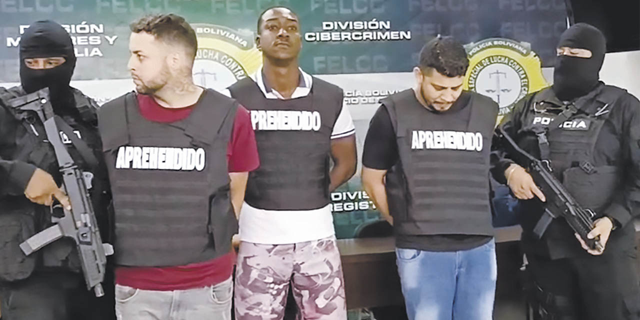 Los brasileños durante su presentación a la prensa en la ciudad de Santa Cruz de la Sierra. | Foto: RRSS