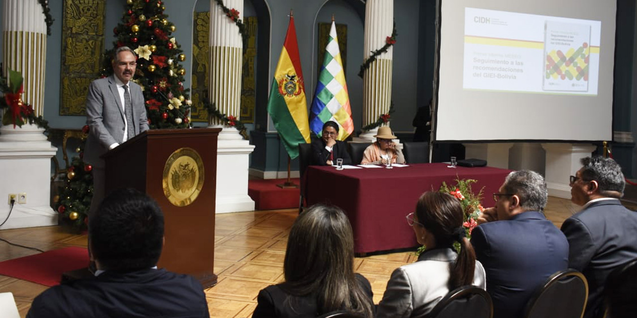 CIDH valora compromiso y avances del Estado boliviano en las recomendaciones del GIEI