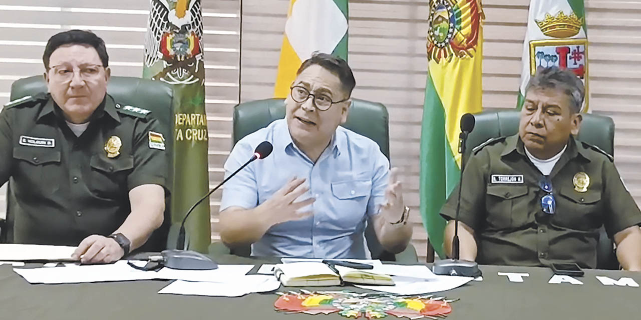 El viceministro Jhonny Aguilera, en Santa Cruz | Foto: Vicem. Rég. Int.