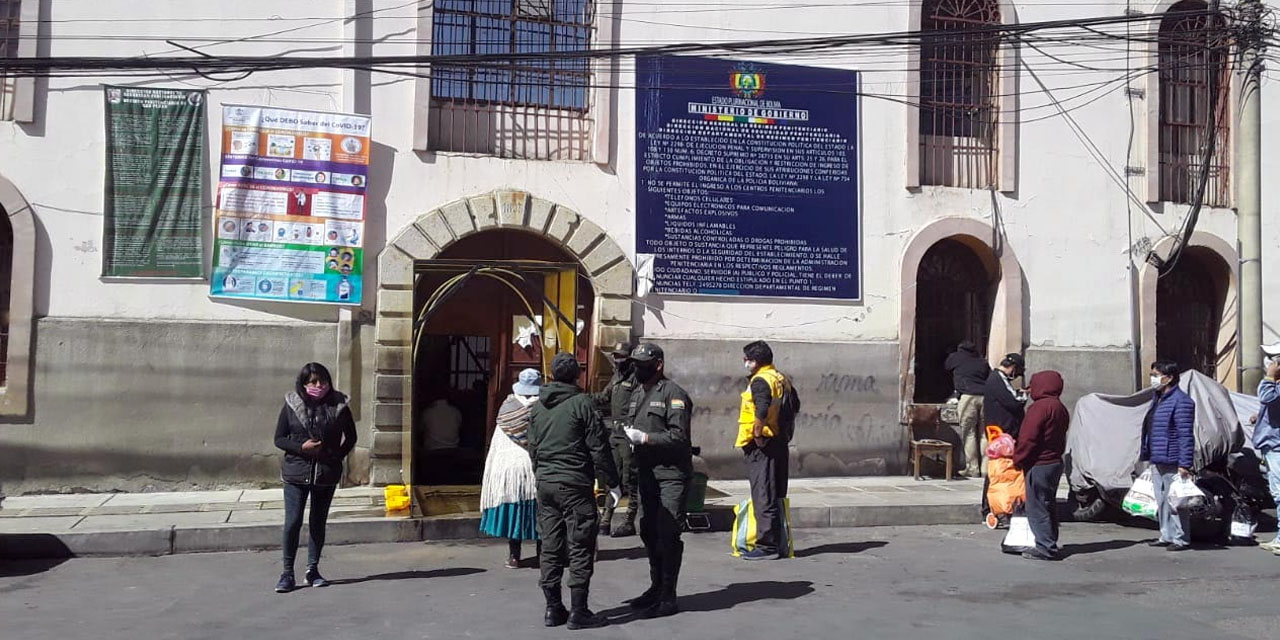 La cárcel de San Pedro en la ciudad de La Paz. Foto: Archivo