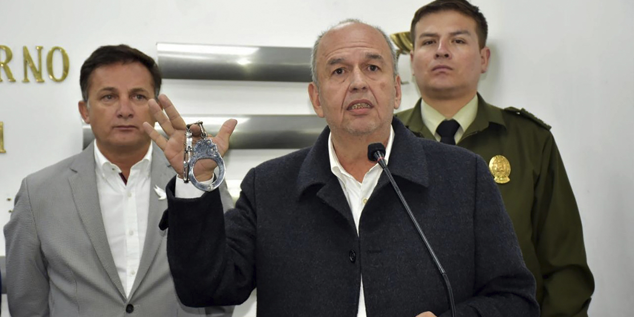 El exministro de Gobierno Arturo Murillo, del régimen de facto de Jeanine Añez.