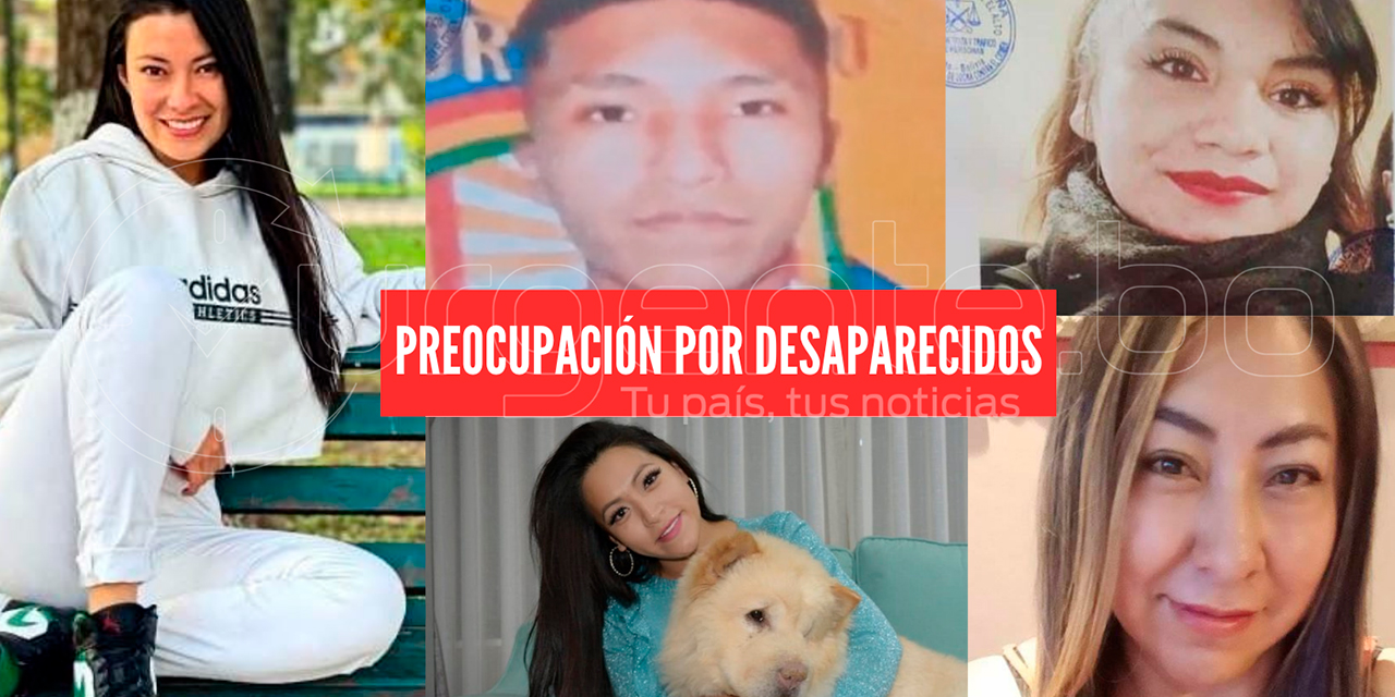 Hay al menos cinco casos de desaparecidos que aún no se esclarecen. Foto: RRSS