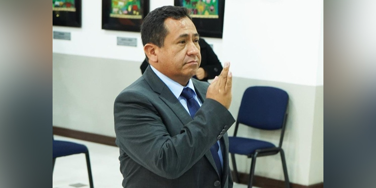 Fiscal departamental de Cochabamba, Osvaldo Tejerina.