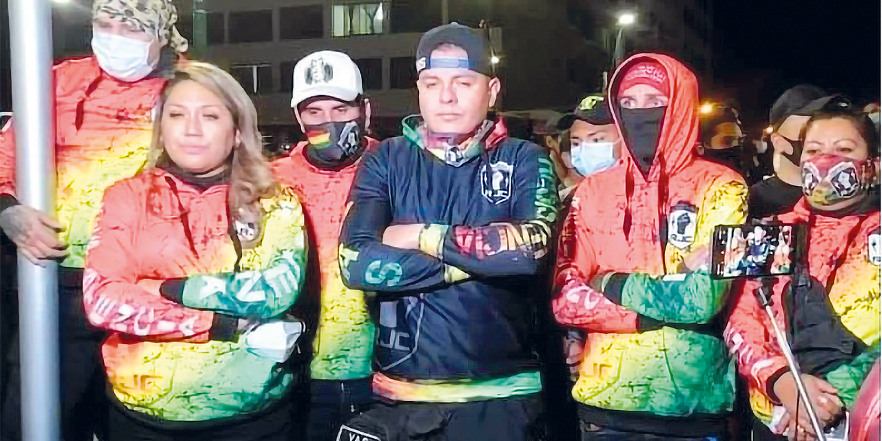 Integrantes de la Resistencia Juvenil Cochala. Foto: RRSS