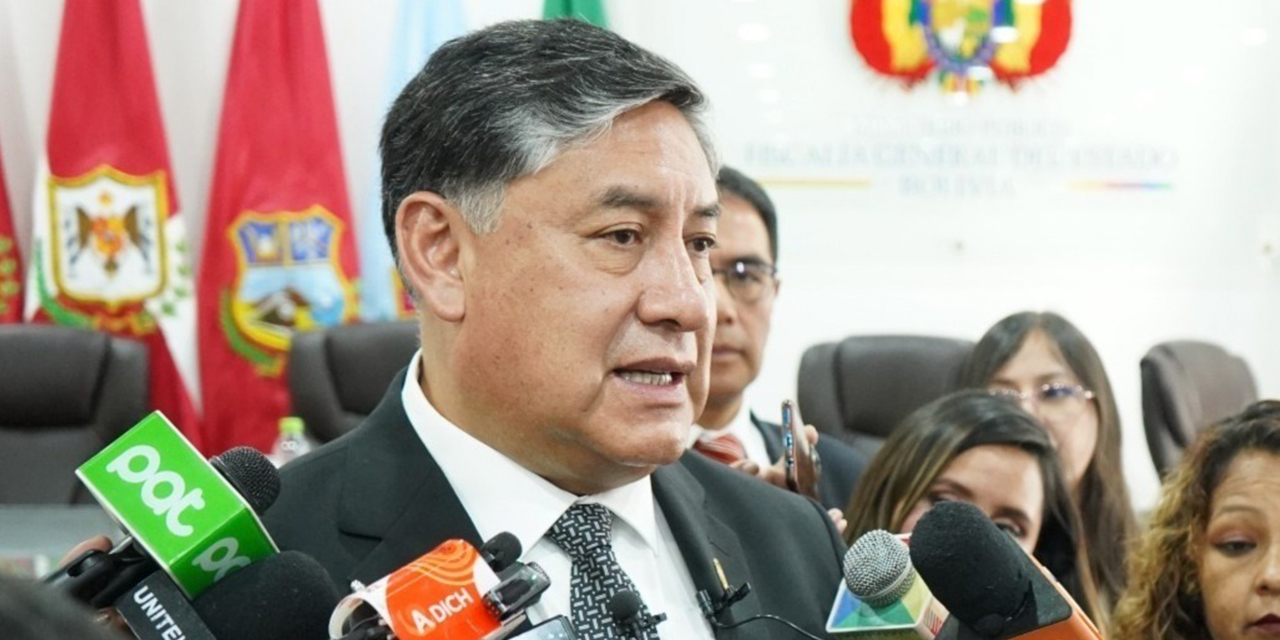 Juan Fausto Lanchipa, fiscal general del Estado. Foto: FGE