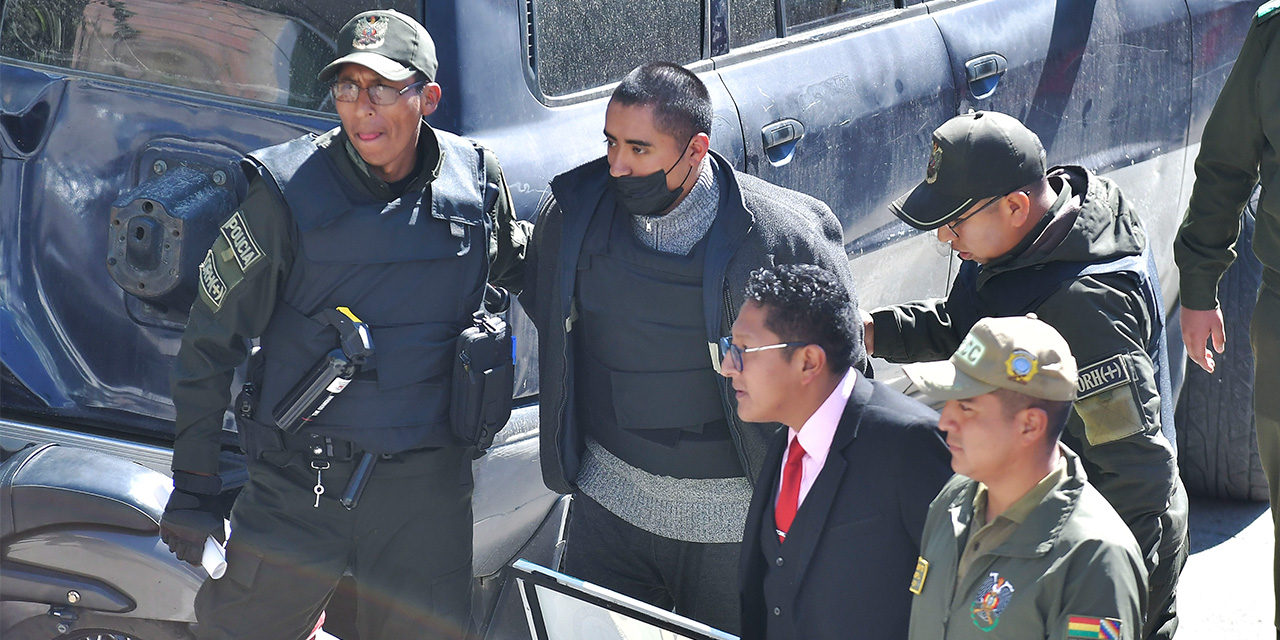 Joel se acoge a su derecho al silencio y se niega a declarar por feminicidio Foto:  APG