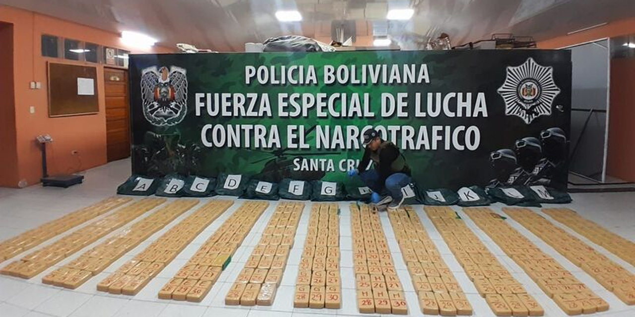 Droga secuestrada. Foto tomada de la cuenta en RRSS del ministro Eduardo del Castillo.