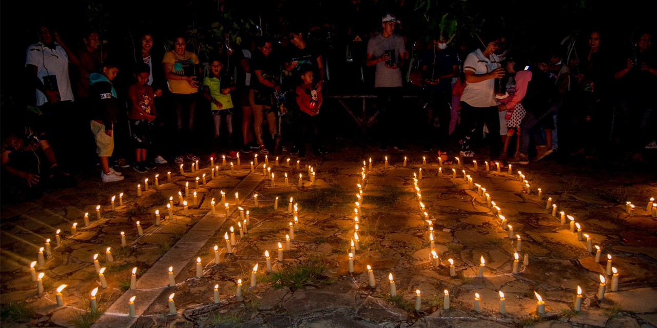 Un evento por la Hora del Planeta en San José de Chiquitos. (Foto: RRSS)