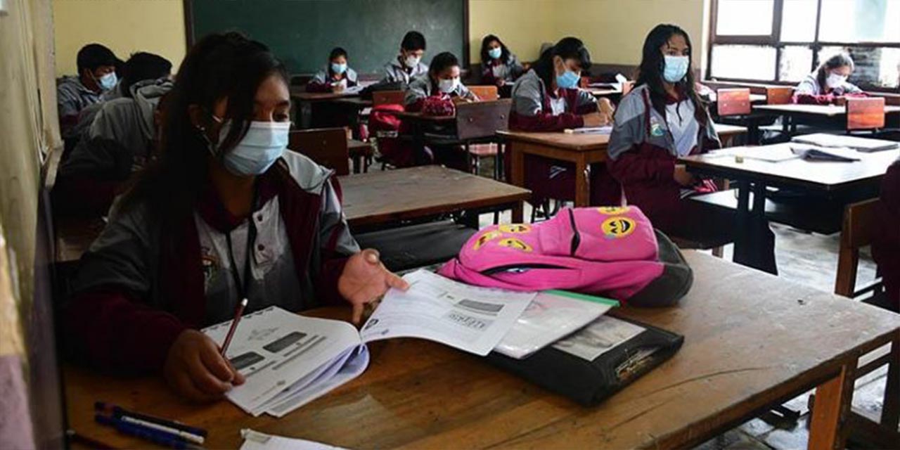 Las clases en El Alto se desarrollaron con normalidad 